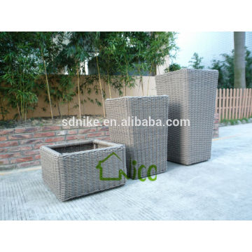 Haltbare Outdoor Rattan Töpfe Vase